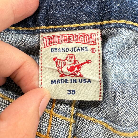 True Religion Blue Straight Men's Jeans - Picture 6 of 10